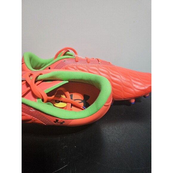 Under Armour Magnetico Pro 3 FG Women Soccer Cleats Size 9 Red/Green 3027497-600 - Picture 5 of 9